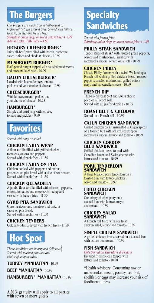 Indiana Pancake House Menu image 2